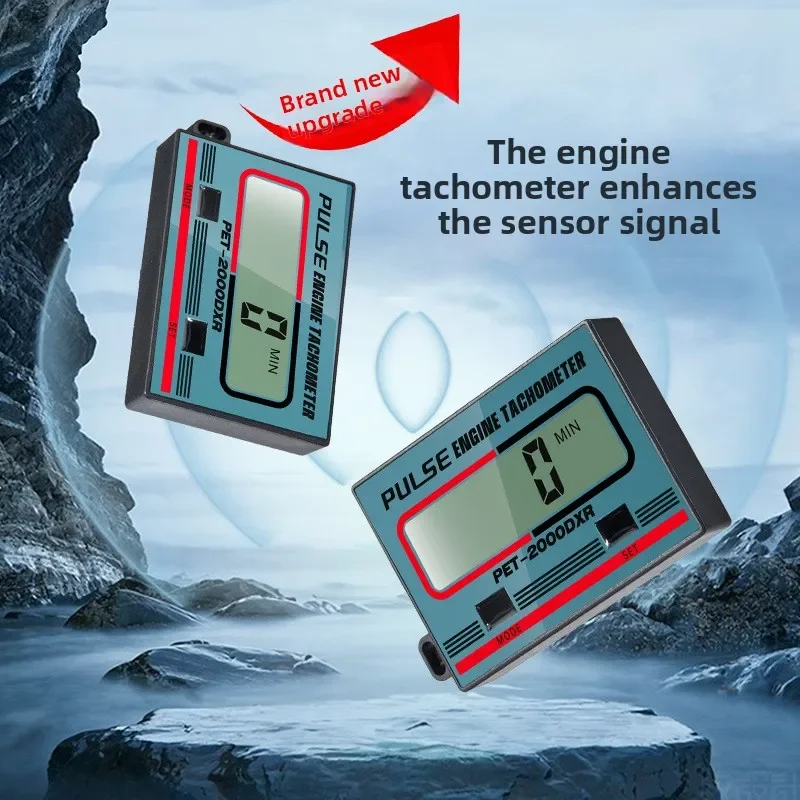 NEW ZSB-268 Tachometer Digital Display Pulse Tachometer Timer, Engine Induction 2-stroke 4-stroke HOT