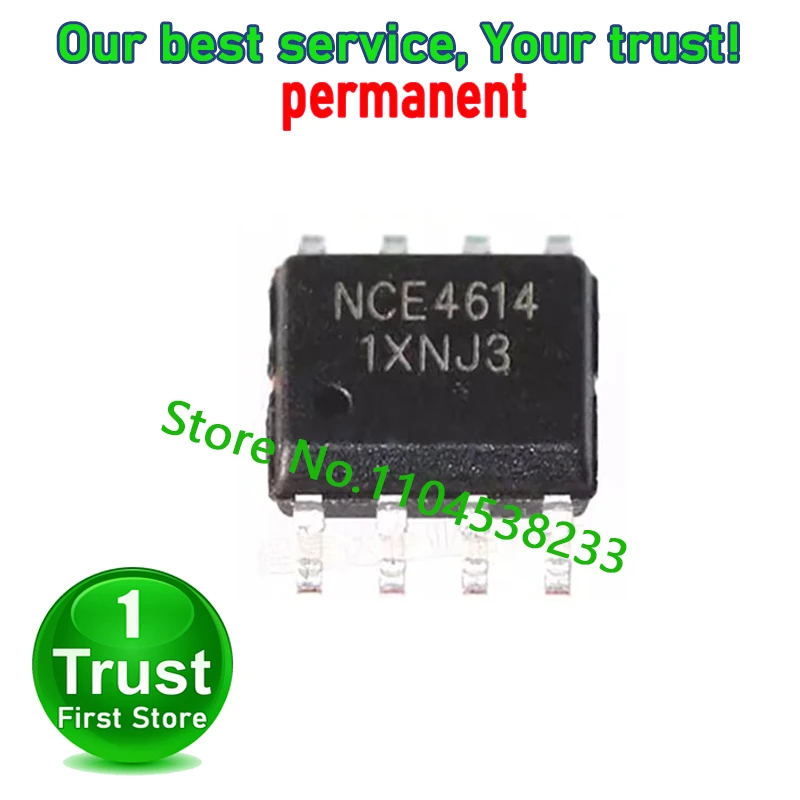 NCE4614 10PCS NCP5106BDR2G 5106B NCP81071BDR2G NCP81071B NCV1124DR2G NCV1124DR V1124 NCV8402ADDR2G NCV8402 8402AD NE5532D SOP8