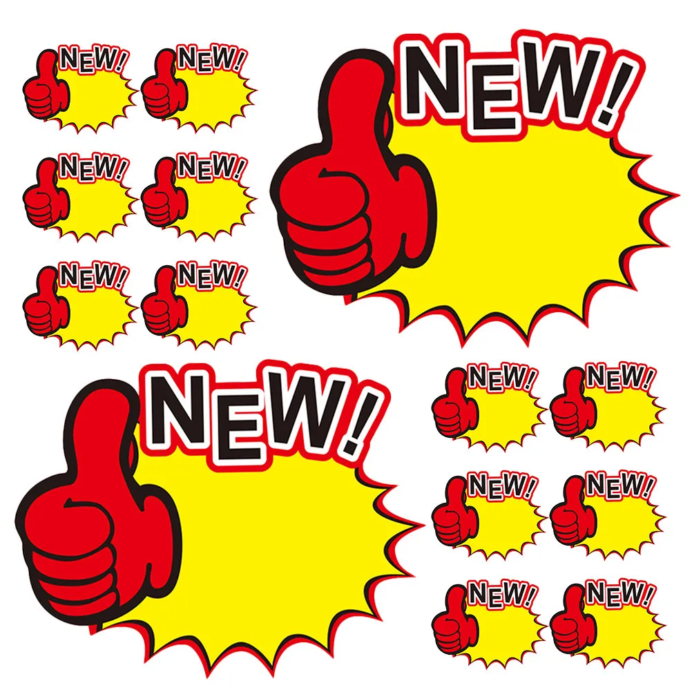 

100Pcs Price Tags Heavy Duty Solid Construction Retail Sale Signs for Supermarkets Stores Fundraising Garage Sales Promotional