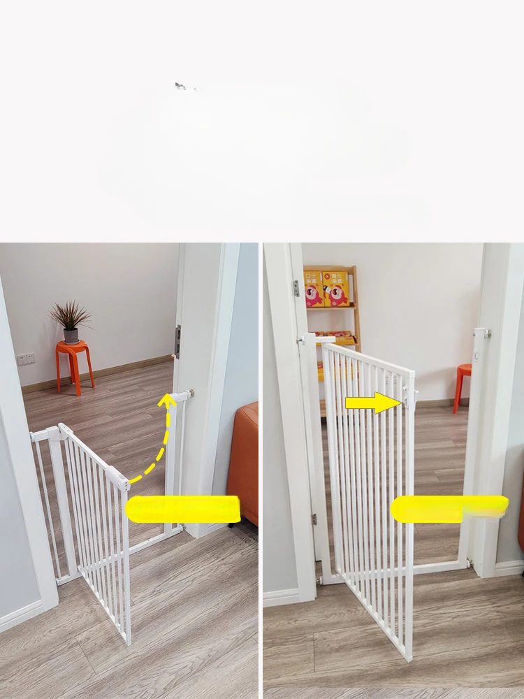 Pet Dog Barrier Fences With Hook Pet Isolated Network Stairs Gate New Folding Breathable Mesh Playpen For Dog Safety Fence