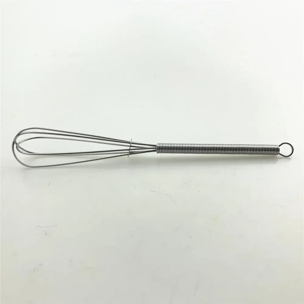 Stainless Steel Mini Egg Beater Manual Oil Treatment Paste Stirrer Hair Color Paste Blending Rod Beater