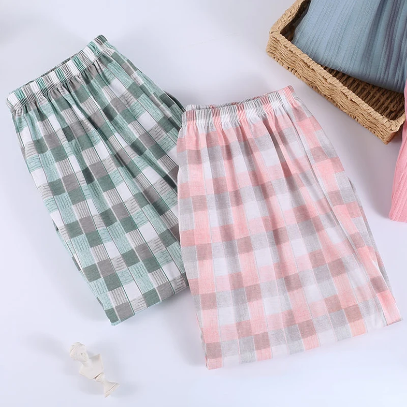 Calças de dormir femininas verão baggy macio casa várias cores all-match ulzzang macio respirável comprimento total chique pantalones de mujer