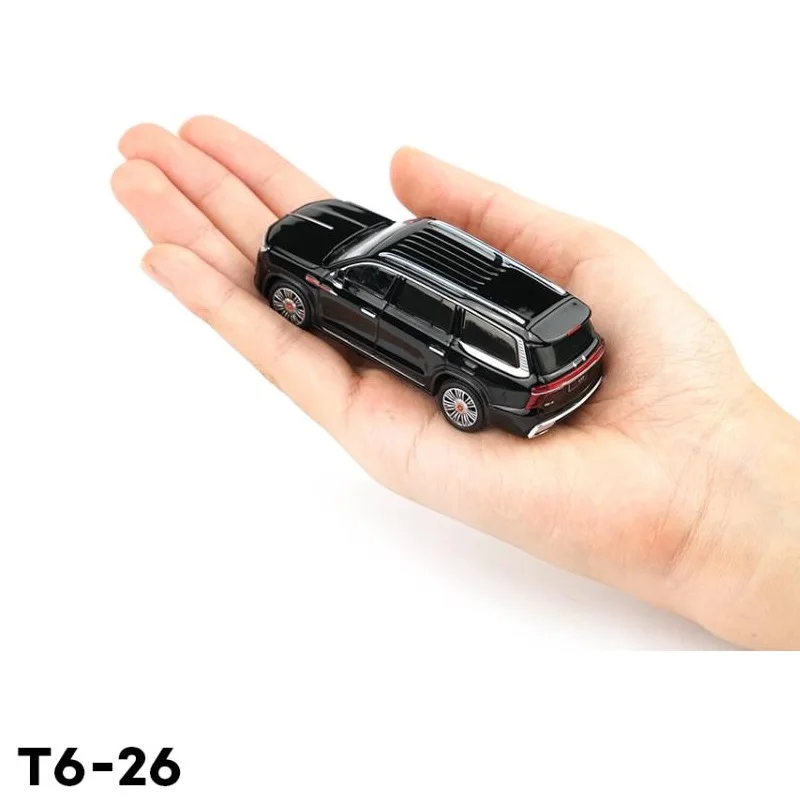 Xcartoys 1:64 Hong-qi LS7 T6-26 Black Alloy Simulation Model Car