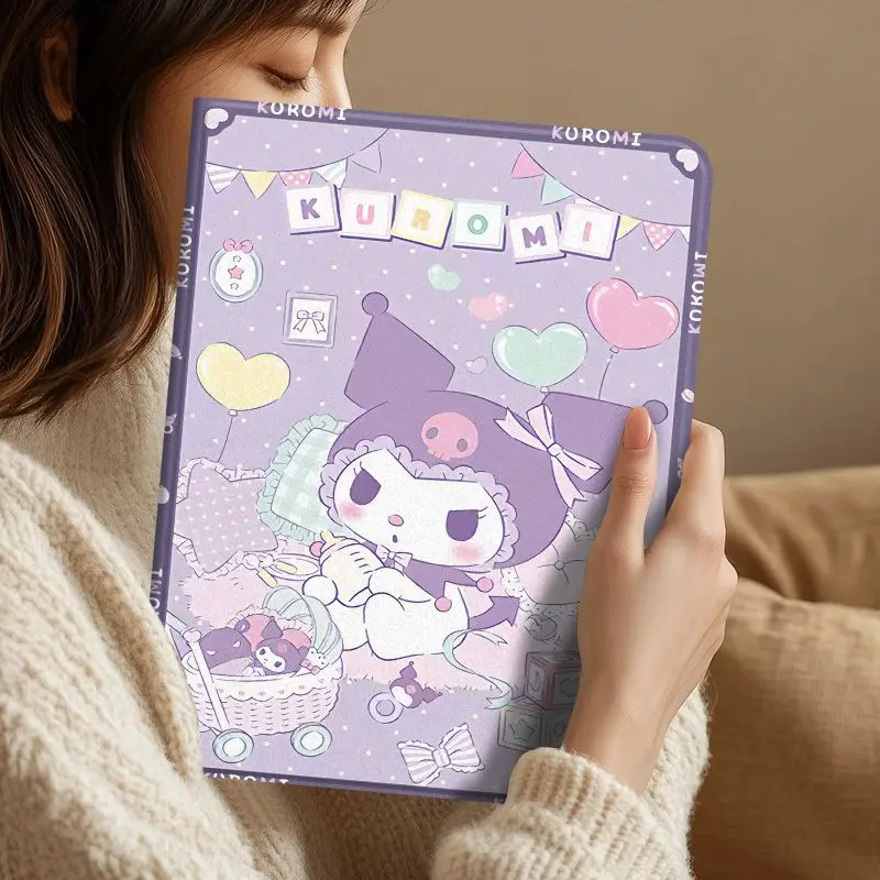 

Чехол для планшета Kuromi с рисунком для Redmi Pad Pro 12,1 дюйма SE 10,6, чехол для Xiaomi Pad 5 6 7 Pro 6S Pro Max, милый противоударный чехол из ТПУ