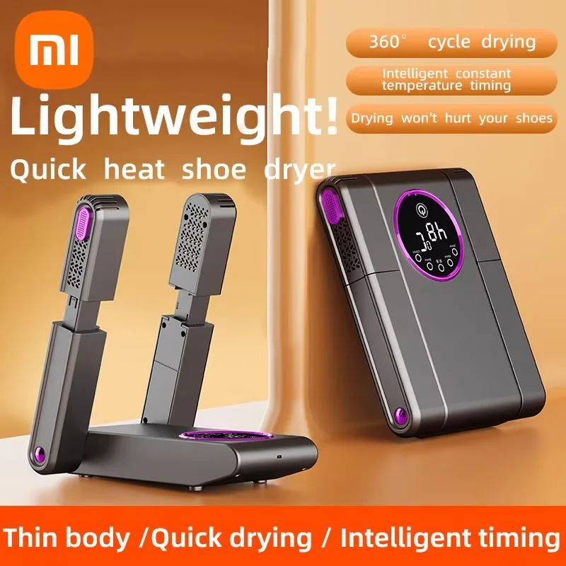 Xiaomi Shoe Dryer Portable Electric Shoe and Boot Dryer Folding Design Smart Display for Shoes Gloves Hats Socks Ski Boots