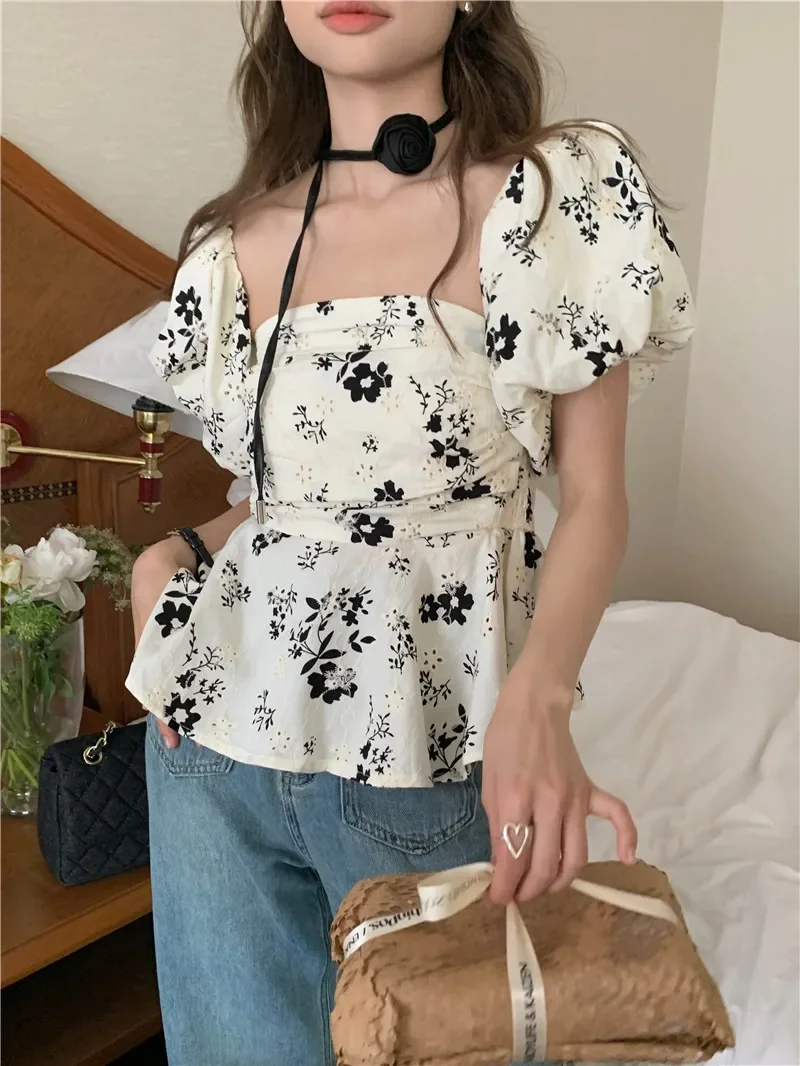 Summer Women Blouse Spring Shirt Female Woman Blouse Maxi Blusas Chiffon Casual Elegant Vintage Long Sleeve Oversize Loose White