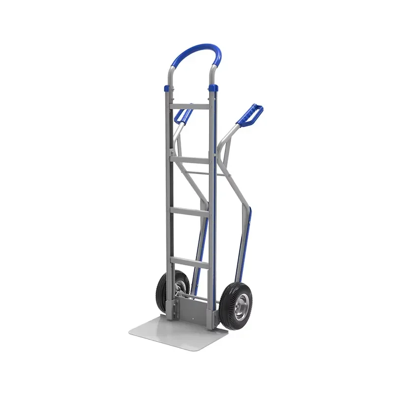 HOT SELL SHUNHE FW-82NB Industrial Aluminum Platform Hand Trolley Heavy-Duty 2-Wheel Foldable 200KG Capacity Tools Transport