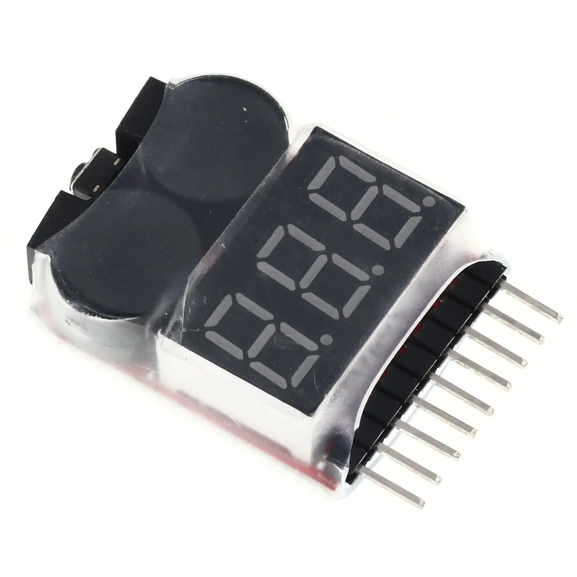 NEEBRC BX100 2in1 RC Battery Voltage Power Display 1-8S BB Low Voltage Alarm Buzzer Meter for RC Car Drone Aircraft Parts
