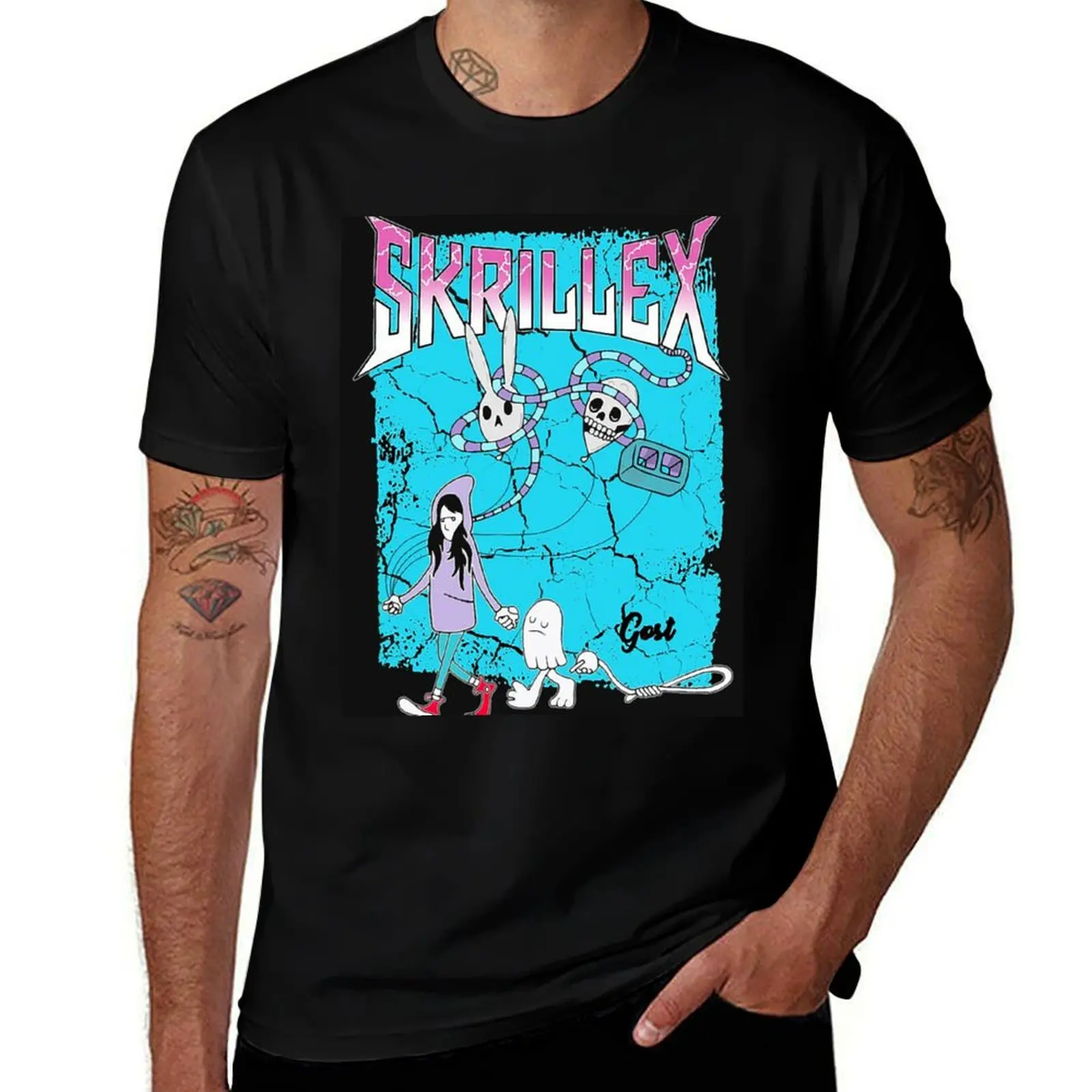 skrillex populer T-Shirt Independence Day Short Sleeve T-Shirt