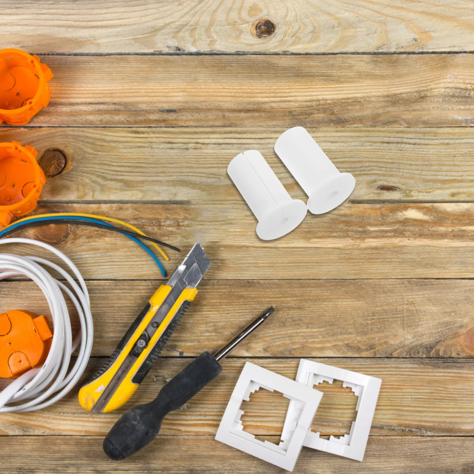 

2Pcs Wall Hole Plug Silicone 25.4mm Easy Install Antenna Protection Hole Covers Cable Protectors Replacement Wall Accessories