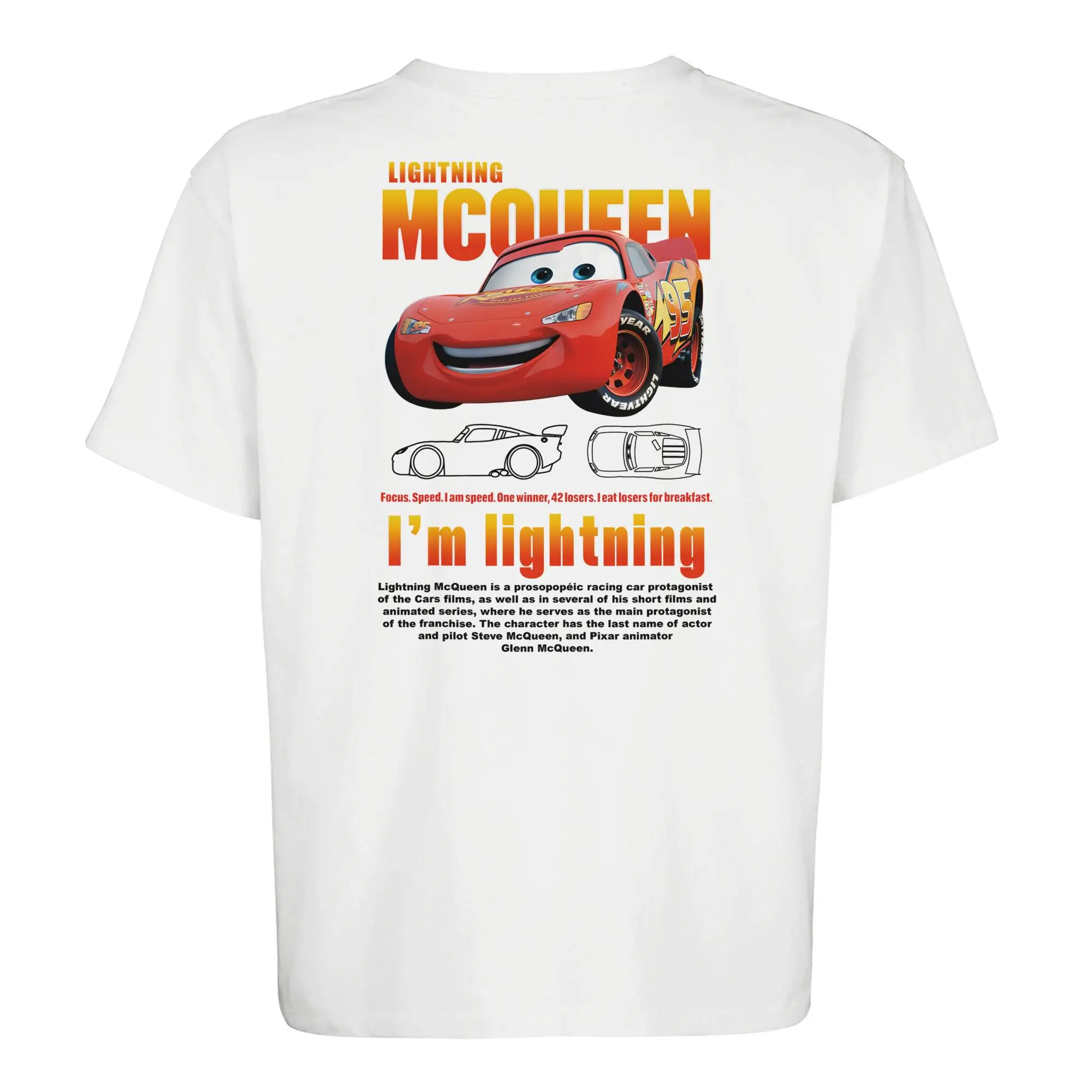 2026/27 New Couple Racing Printed Short Sleeve T-shirt Y2K Large Casual Versatile Top Suitable for Family Clothing