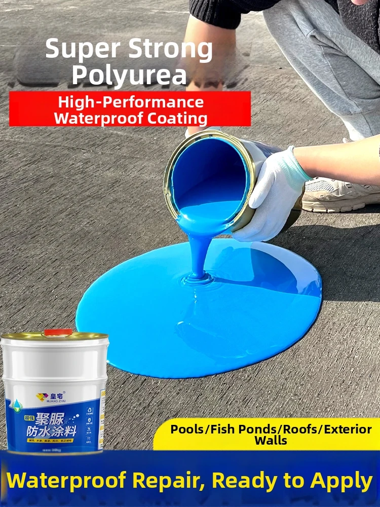 

Polyurea Waterproof Coating, Roof Leakage Repair Material, Exterior Wall Crack, Pond and Fish Pond Sealing Adhesive