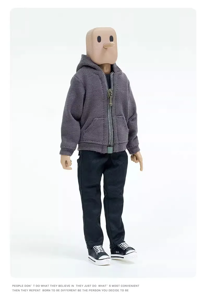 

Collection 1/12 Mal Soldier Zipper Hooded Jacket Straight Pants for 6" Action Figure Body Model In Stock