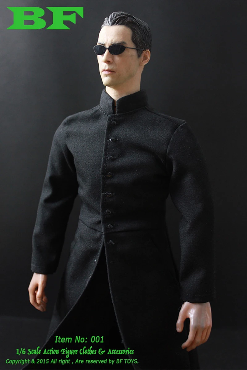 BF Toys 1/6 Scale Male Soldier The Matrix Leo Windbreaker Suit Model Accessories Fit 12 Inches Action Figures Body Toys Gifts