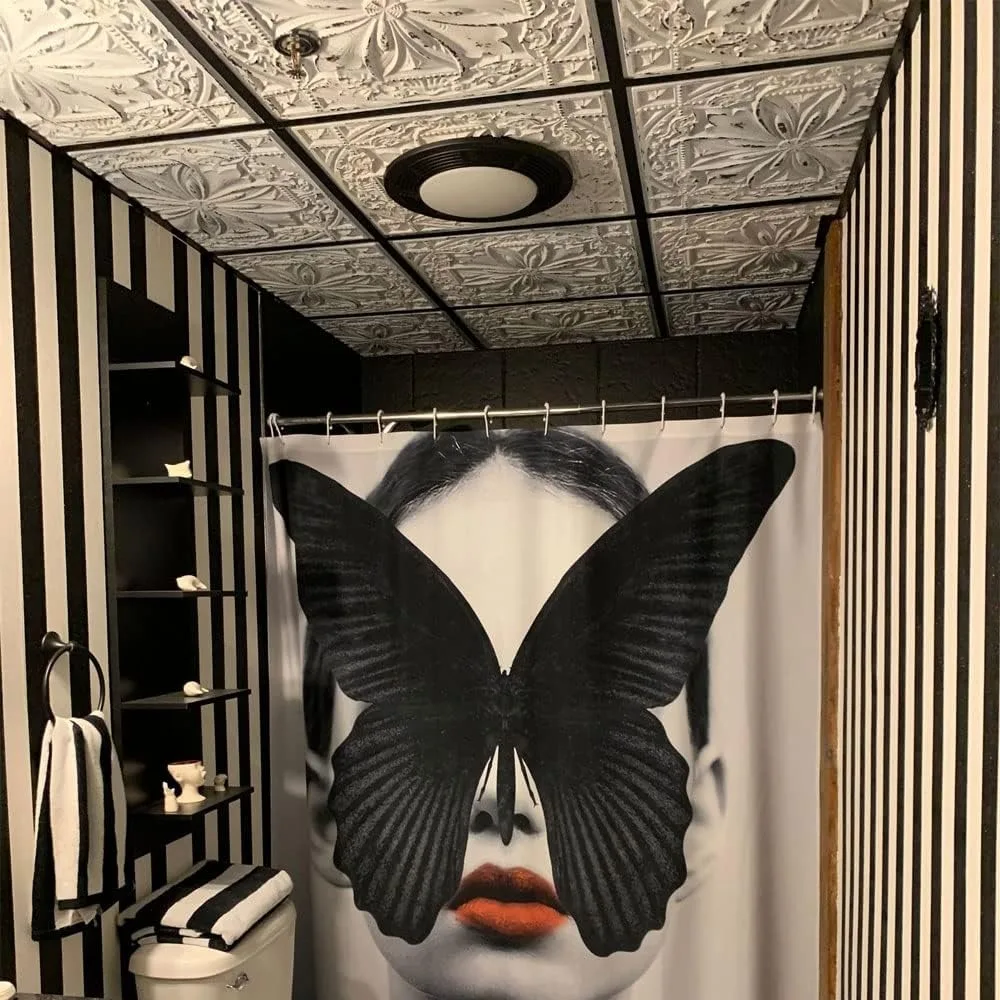 数時間でプレーンから美しいへ DCT10 ミラン PVC 2フィート x 2フィート レイインまたは接着式天井タイル（カバー/40平方フィート）、グラファイトゴールド、10枚入り