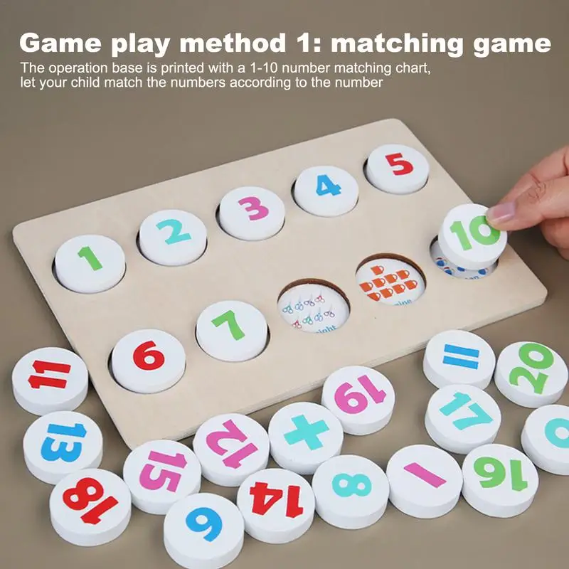 Jeux d'addition et de soustraction mathématiques, compétences de calcul, jeu explorez ecs de comptage, jouets de comptage mathématiques préscolaires