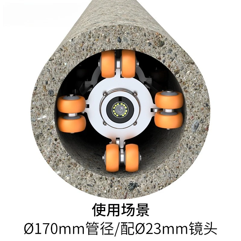 FOR Pipe Detection Endoscope Camera Expansion Crawler Guide Pulley Holder, Video Imaging