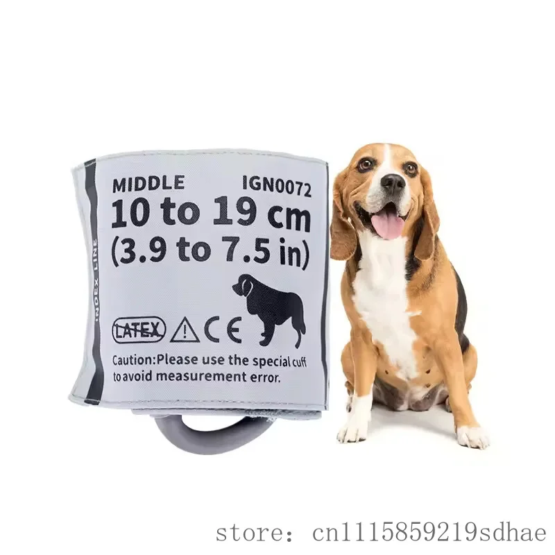 Lorvmed JY Reusle Plastic Veterinary Blood Prsure Monitor Cuff for Dogs Cats & Large Animals-Customized Siz & Colors
