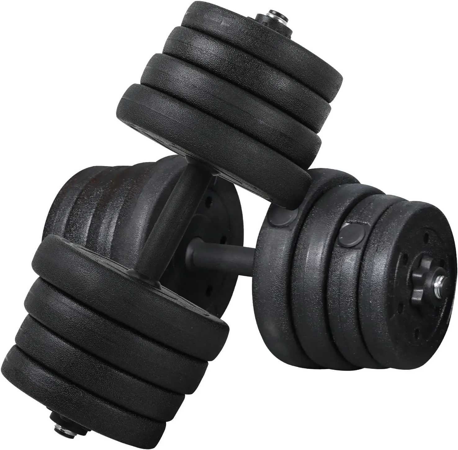 

Adjustable Dumbbell Set 2 In 1 Dumbbells Adjustable Weight Barbell Non-Slip Dumbbells Weights Set Home Gym Strength Training Exe