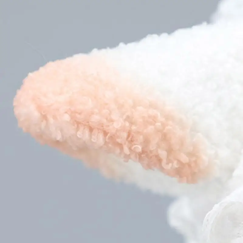 

652F Нежная повязка на голову с ушками ягненка, плиссированное кружево, обруч для волос в форме ягненка, весна-лето, головной