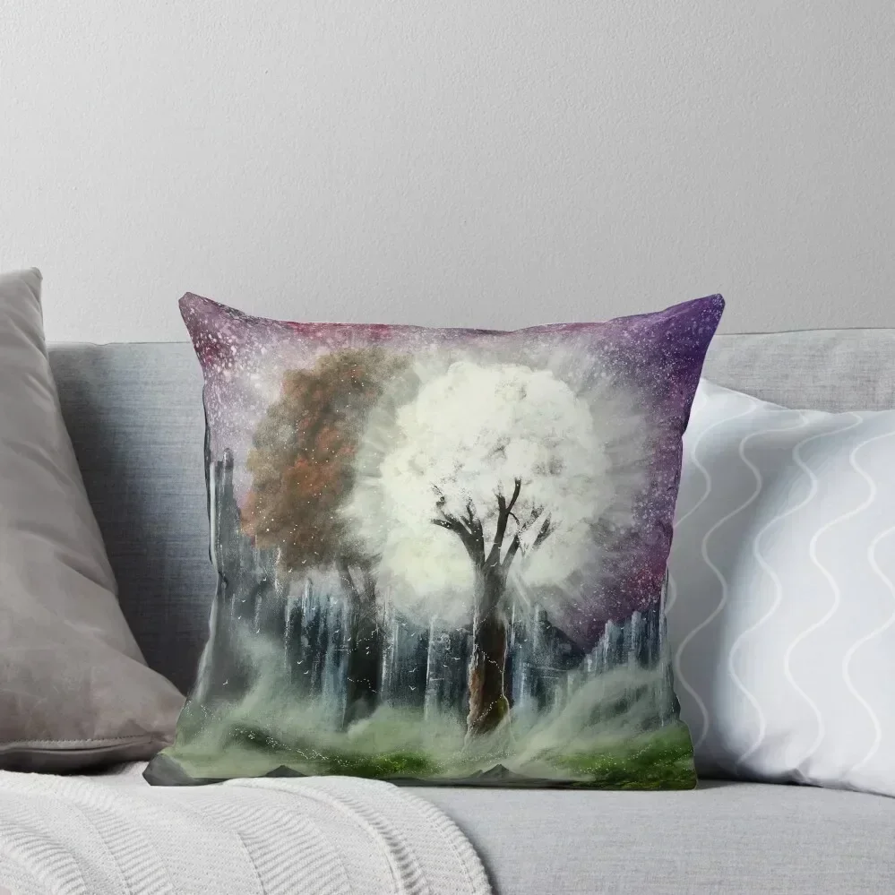 

The Trees of Valinor Throw Pillow Cushions Cover Luxury Sofa Cushions pillow cover luxury Cushion Cover For Sofa pillow