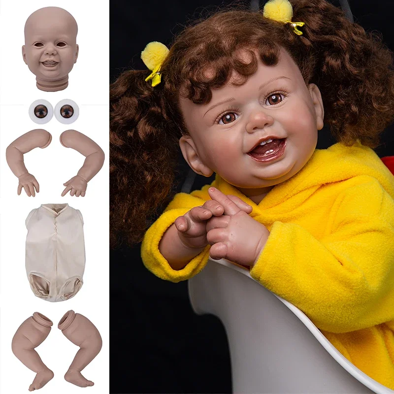 27Inch Lifelike DIY Reborn Baby Doll Kits Silicone Dolls Reborn Realistic Unpainted Kit Reborn Doll Parts Diy Toy Drop Shipping