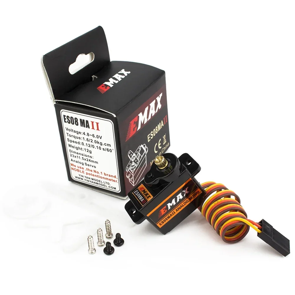 INS012G 12g serwo cyfrowe z mocowaniem i metalowym ramieniem 15T do modelu samochodu RC Axial SCX24 czฤลci zamienne