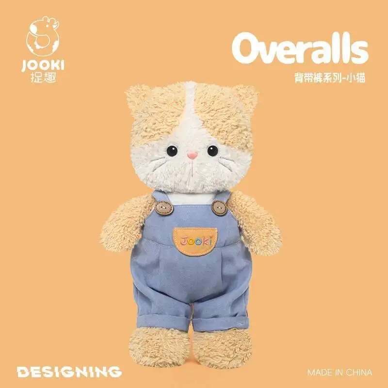 

Cute Cat Plush Toy Stuffed Animal Cat Wear Clothes Soft Doll Home Room Decor Kids Birthday Xmas Gifts Companion Doll