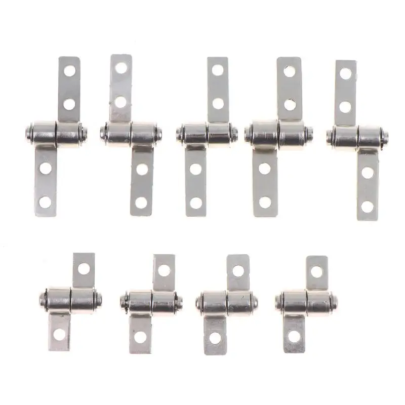 304 Stainless Steel Smooth Opening Small Hinge Damping Shaft Free Stop Fitting for Bookcase Door Installation