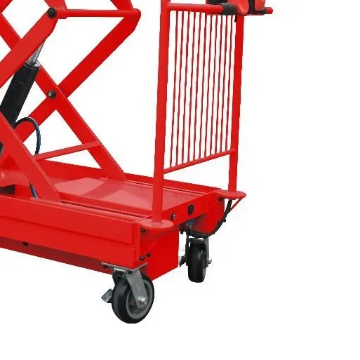 Powered Electric Trolley Hand Cart Battery Operated Platform Cart Lift Table