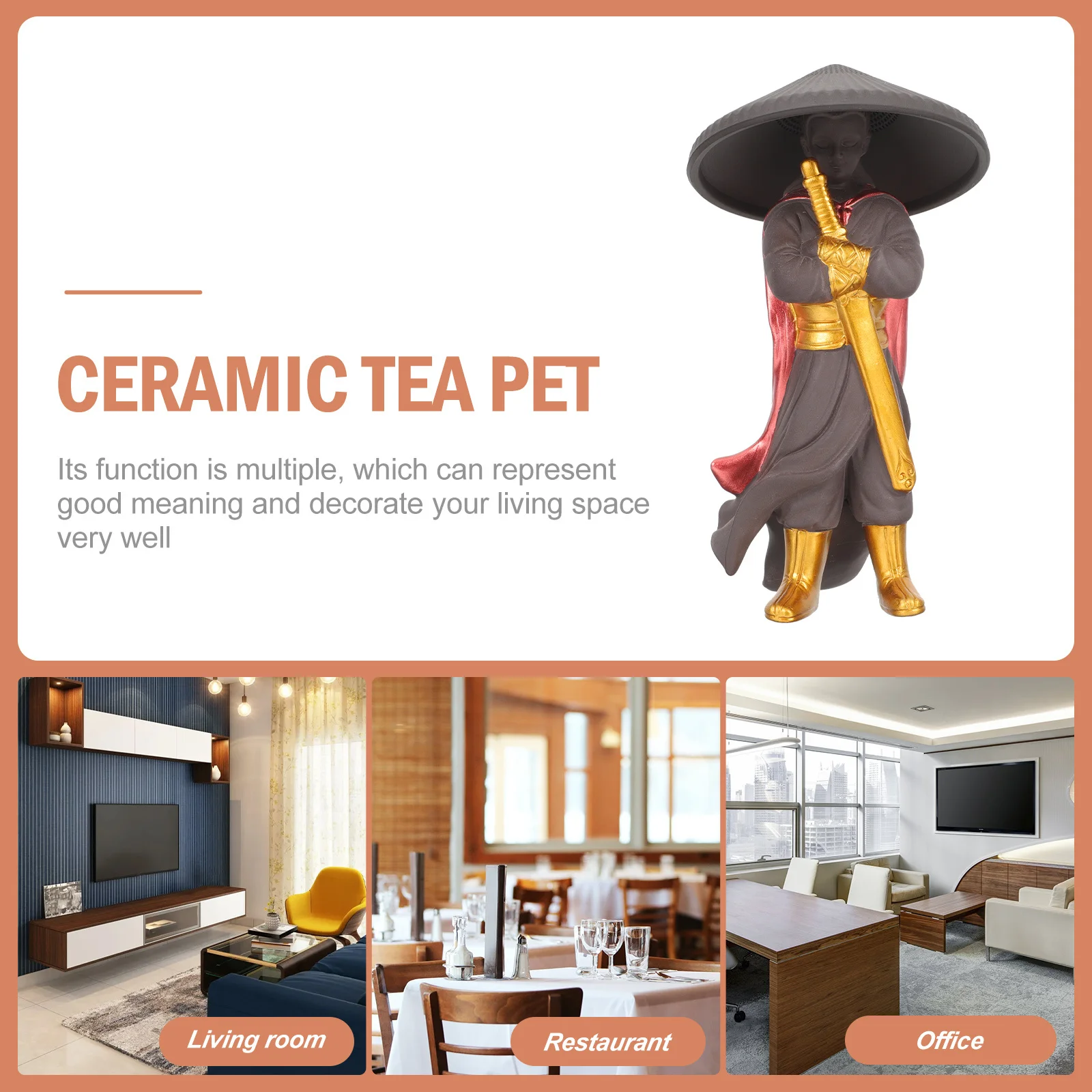 

Tea Pet Animal Accessories for Drinkers Chinese Fragrant Products Feng Shui Ornament Ceramic Decoration