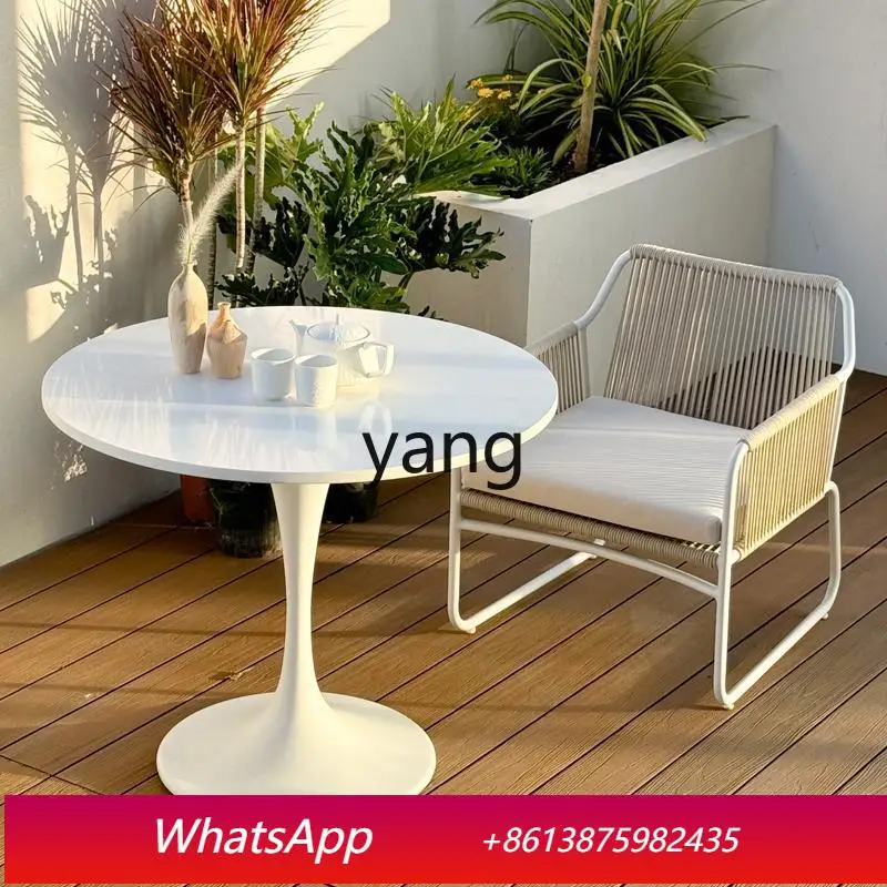 

LTT Outdoor Table and Chair Garden Villa Rattan Chair Leisure Chair Homestay Outdoor Garden Rattan Furniture