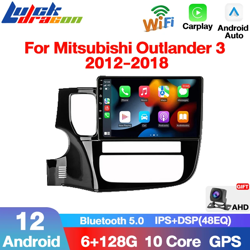 

Carplay Android авто для Mitsubishi Outlander 3 2012-2018 Авторадио 4G WIFI GPS Автомобильная интеллектуальная система радиоприемники Автомагнитола Android