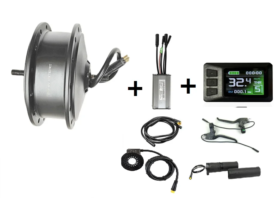 AKM-74MM 250W Hub Motor 36V  Bike Conversion Kits Front  Wheel Drive Electric Bicycle Engine Parts