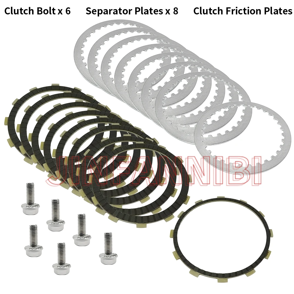 Extra Plate Friction Steel Clutch Kit for Harley Softail Street Dyna Road King Tri Road Glide Glide Fat Bob Night Train Ultra