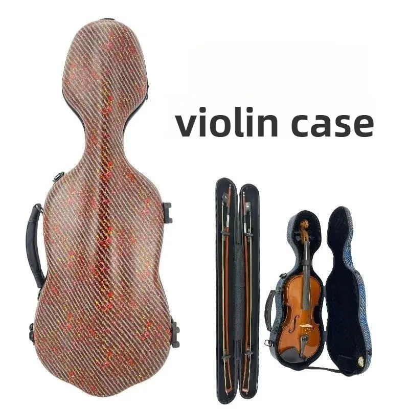 

Профессиональный чехол для скрипки, устойчивый к падениям, износостойкий, сплит-футляр для скрипки, коробка для смычка, влагостойкая коробка для струнных инструментов