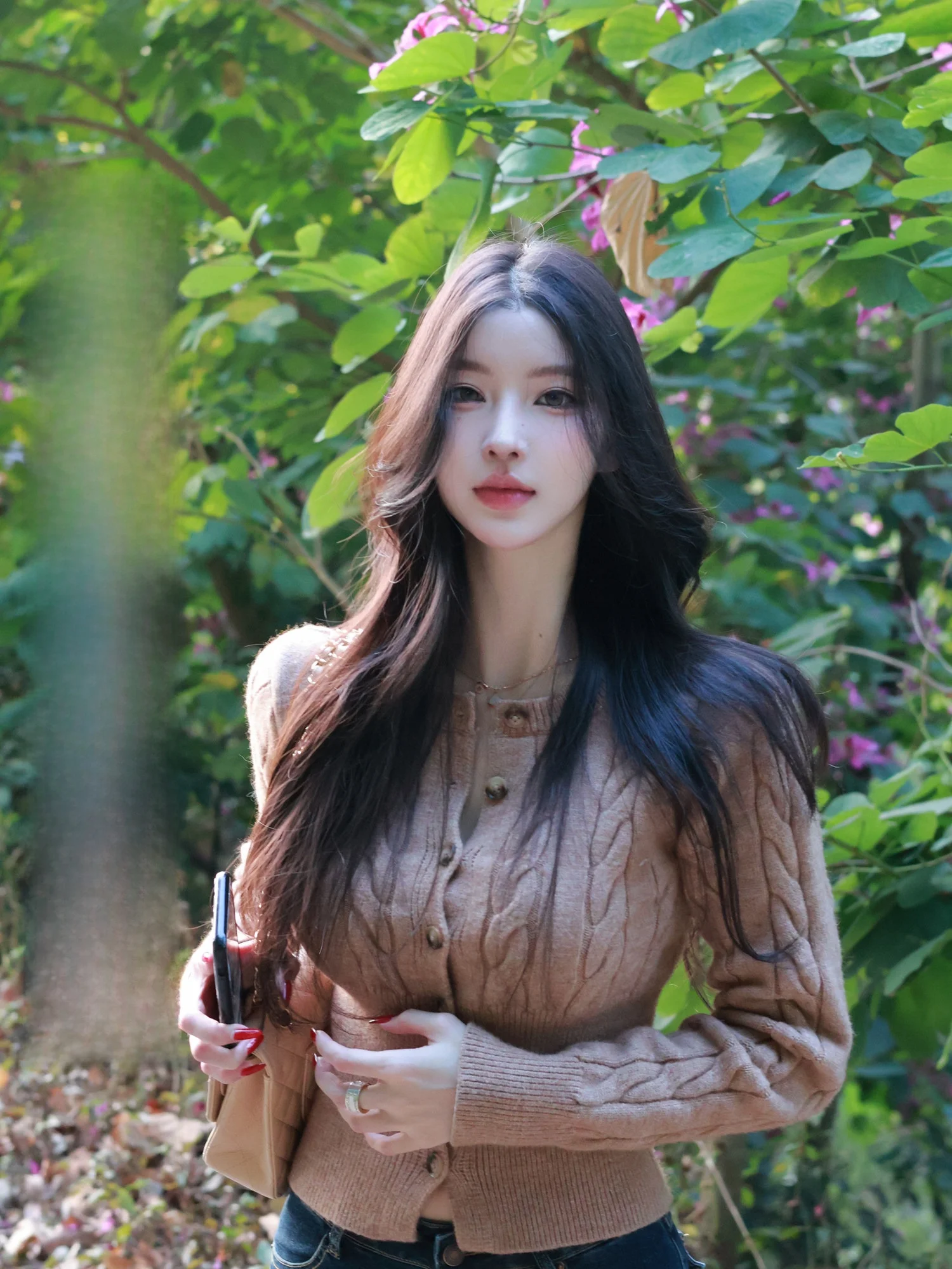 

Женский длинный вязаный свитер-кардиган с круглым вырезом, с завязками на талии, в стиле «кружевной вити», осенне-зимний, повседневный, мягкий...