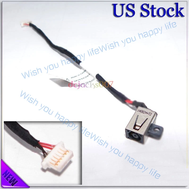 L... DC POWER JACK CABLE Charging Port Connector for Dell Inspiron 11 3147 3000 0JCDW3