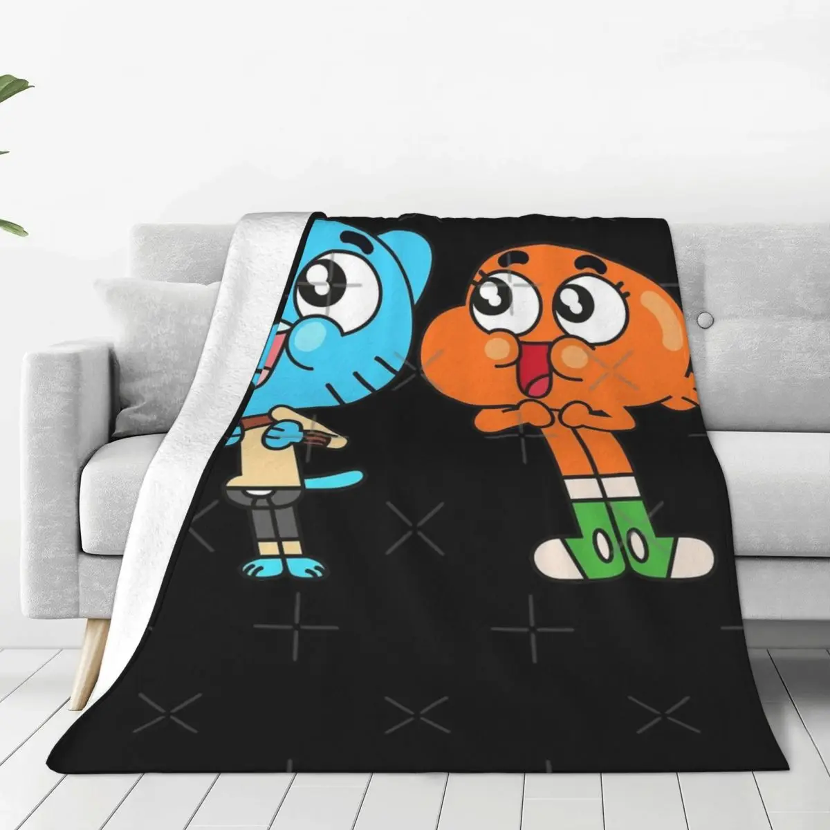 Gumball Darwin Four Seasons Universal Blanket Office Can Be LaidChristmas Present