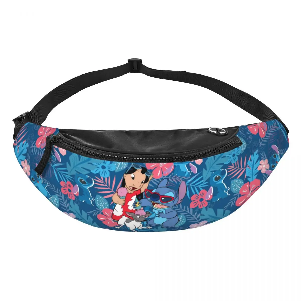 

Custom S-Stitches Fanny Pack Men Women Fashion Crossbody Waist Bag for Hiking Phone Money Pouch