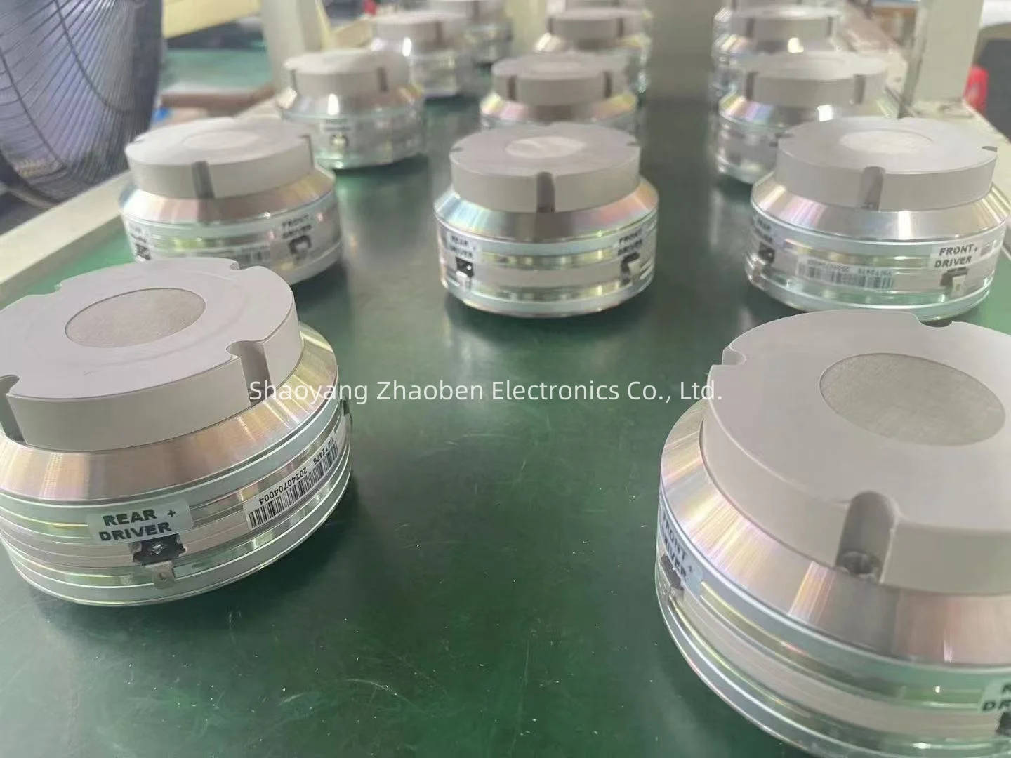 مكبر صوت نيوديميوم مزدوج 2430H عالي الجودة 76 مم، محرك مكبر صوت احترافي بحجاب الحاجز، 36 مم