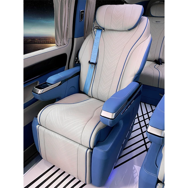 Automotive Customized Seats Minibus Seats Commuter Car Seats With Electric Massager For Toyota Hiace