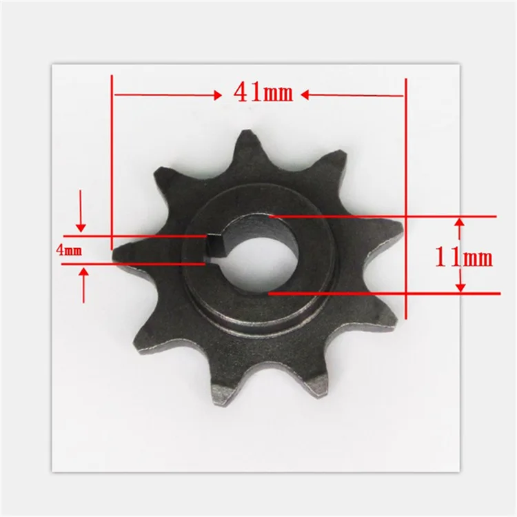 9T 13T Electric Vehicle 410 Sprocket Geared Motor With Original Sprocket MY1016Z MY1018