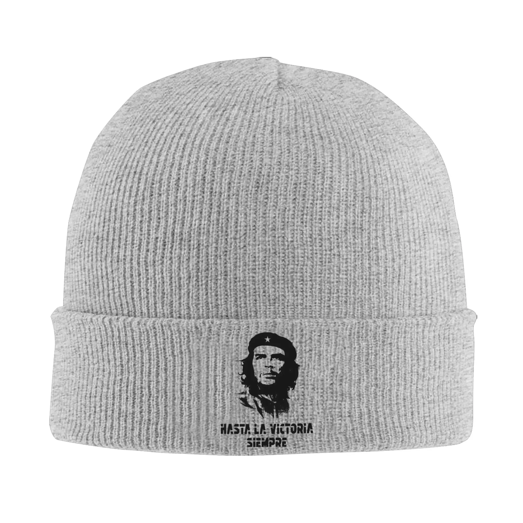 Che GUEVARA, HASTA LA VICTORIA SIEMPRE Beanie Hats  Bonnet Hats Men Women Street Y2K Outdoor Knit Hat Autumn Elastic Caps