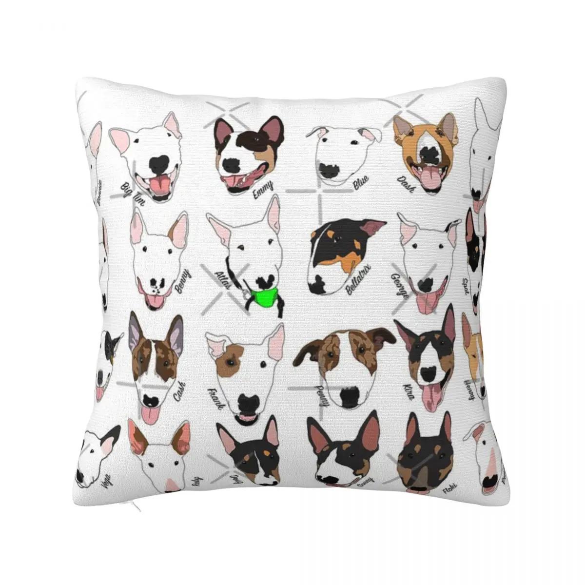 Glasgow Bull Terrier Club Pillowcase Pillows Cover Decorative Cushions Pillow Case Pillow Cover