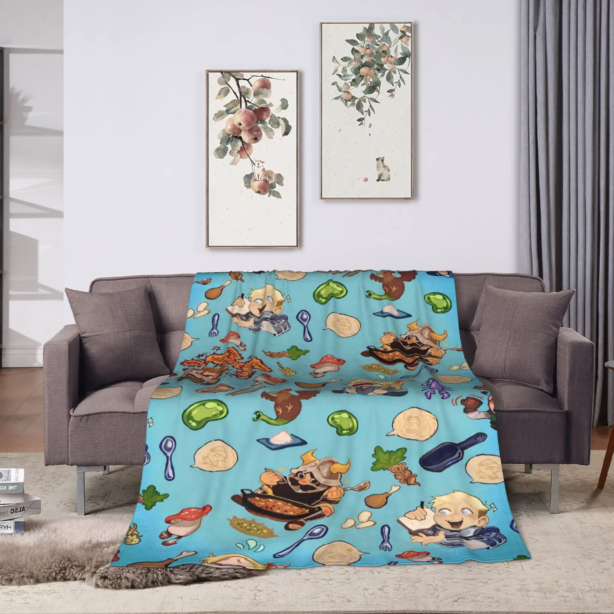 Monopolys Money Dance Flannel Blankets  Warm Bedding Throws for Living Room Decorative Fluffy Bedspread Sofa Bed Cover