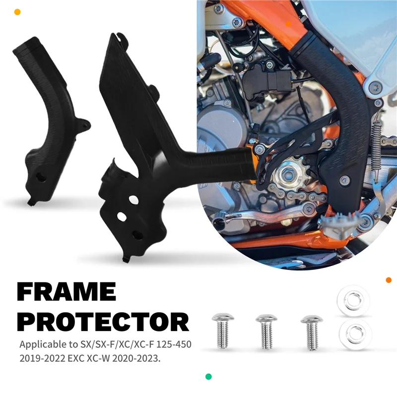 

A82M-Motorcycle Frame Guard Cover Motorcycle Frame Protector Forktm SX/SX-F/XC/XC-F 125-450 2019-2022 EXC XC-W 2020-2023