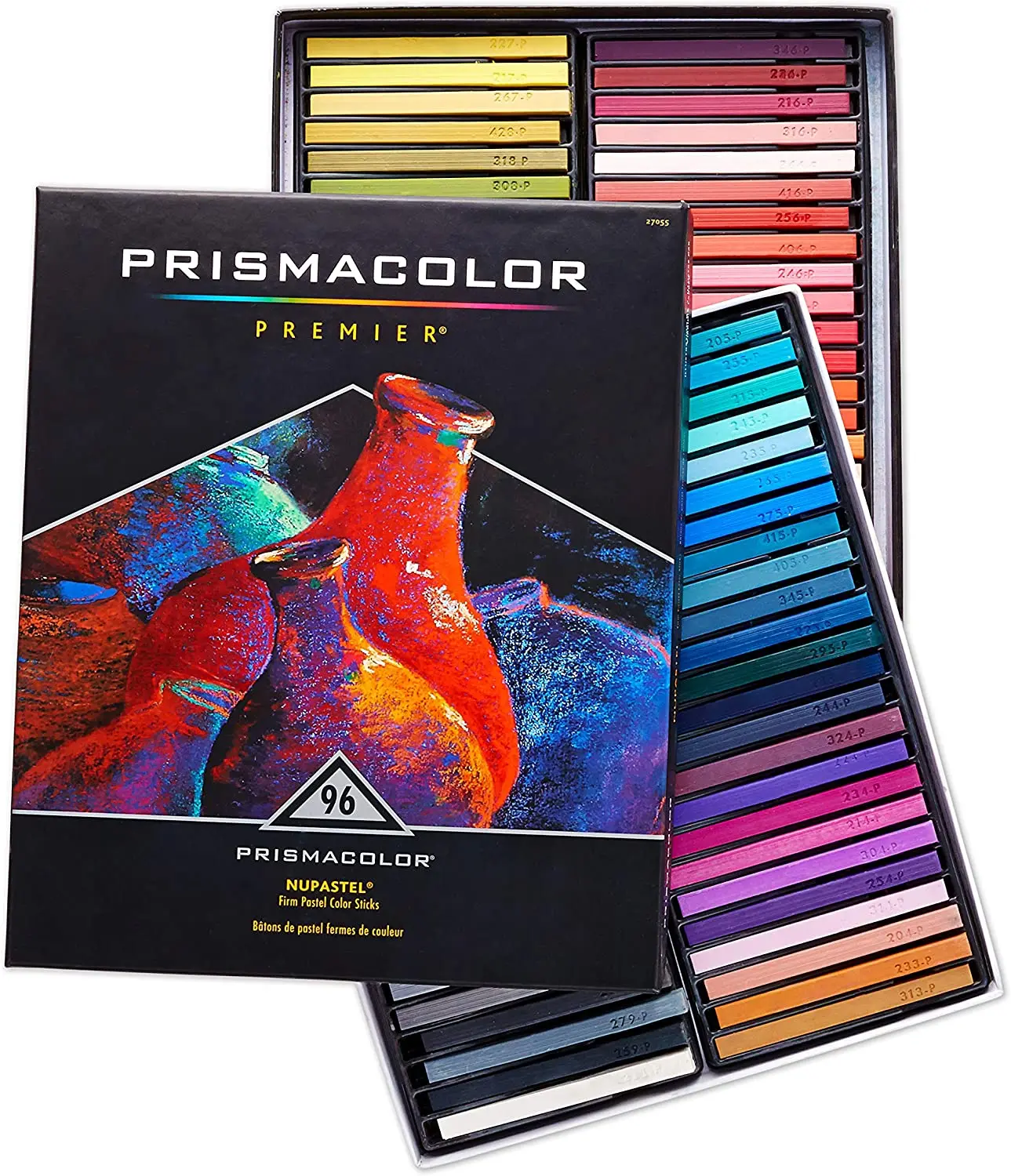 

96 Colors Prismacolor Premier NuPastel Firm Pastel Color Sticks Blending Shading Creamy Pigment Wet or Dry For Varying Effects