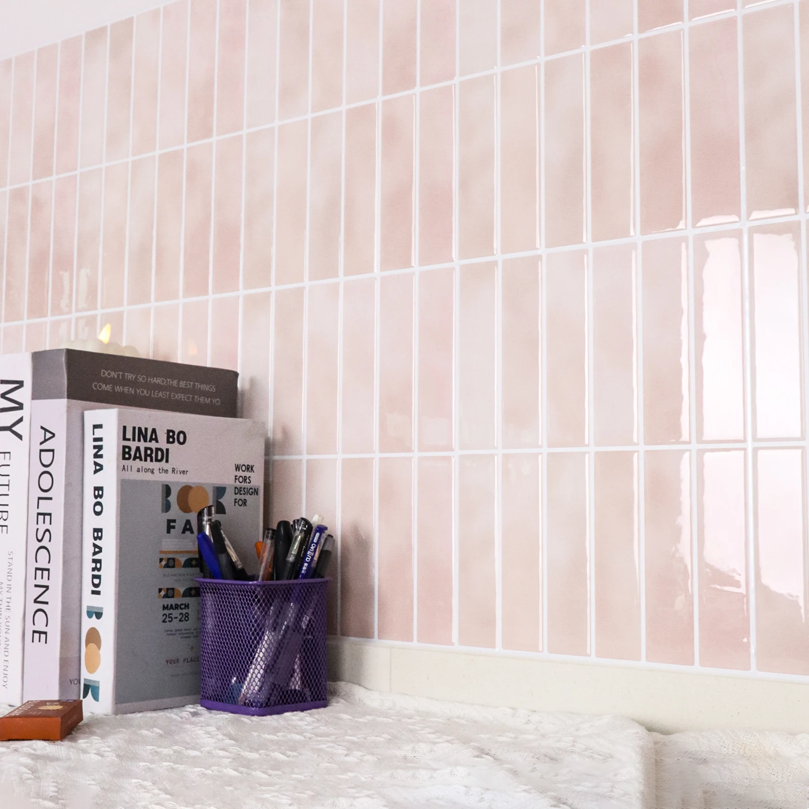 10pcs 3d Peel and Stick Tiles, Self-adhesive Wall Panel Tile Stickers Waterproof Oil-proof and Removable Viny Wallpaper for Home