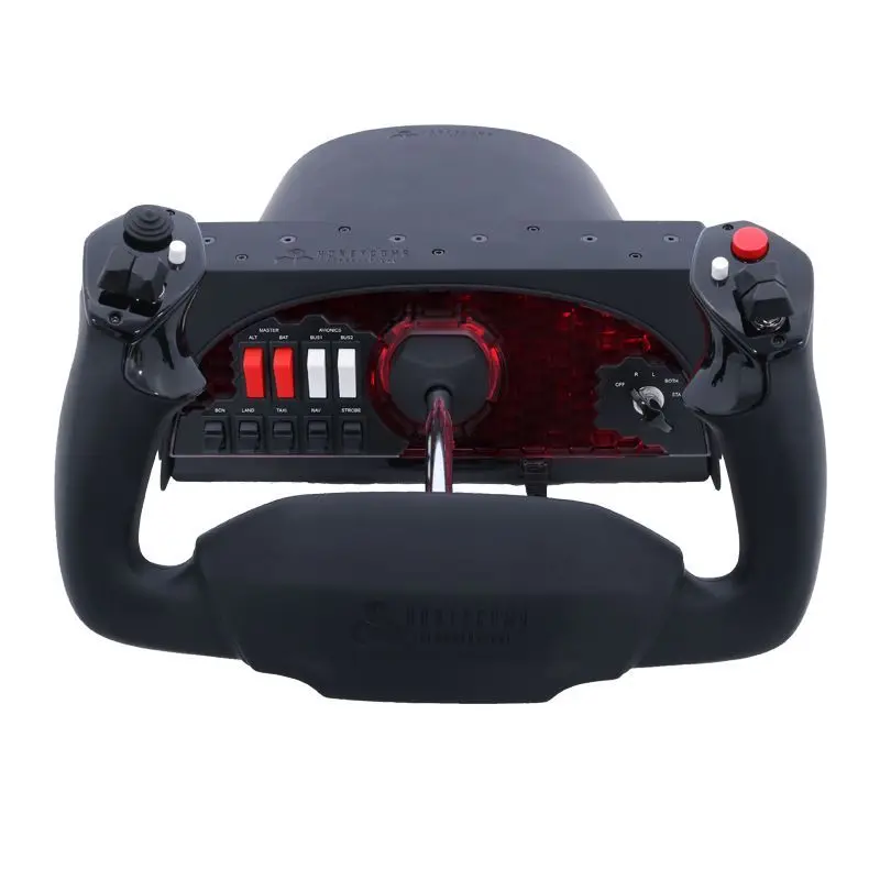 Civil aviation flight joystick controller emulator flight simulation/xplane